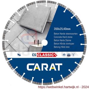 Carat diamant zaagblad CS Classic 350x25,40 mm beton en harde materialen - H32600499 - afbeelding 1