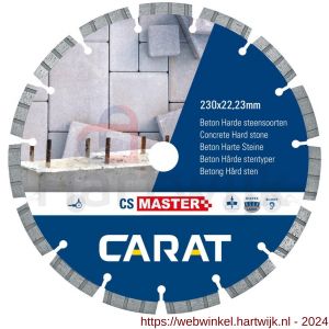 Carat diamant zaagblad CS Master 115x22,23 mm beton en harde materialen - H32600502 - afbeelding 1