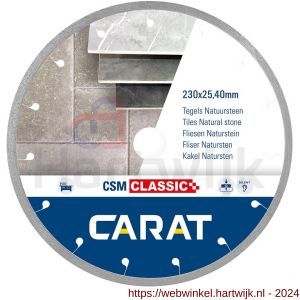 Carat diamant zaagblad CSM Classic 150x25,40 mm tegels en natuursteen - H32600511 - afbeelding 1