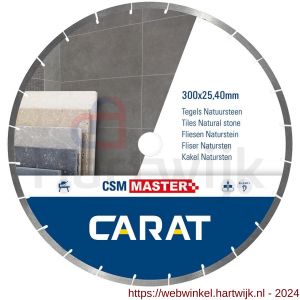Carat diamant zaagblad CSM Master 350x30,00 mm tegels en natuursteen - H32600407 - afbeelding 1