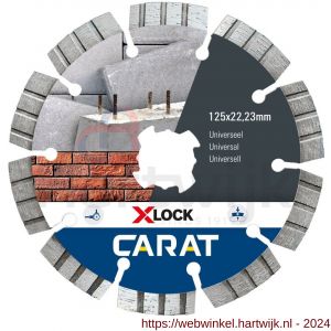 Carat diamant zaagblad X-Lock 125x22,23 mm universeel - H32600749 - afbeelding 1