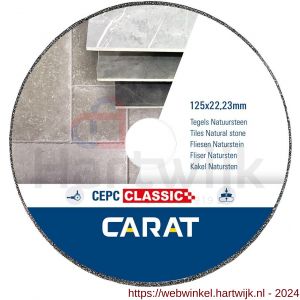 Carat Galvano diamant zaagblad CEPC Classic 100x22,23 mm natuursteen en kunststoffen - H32600475 - afbeelding 1