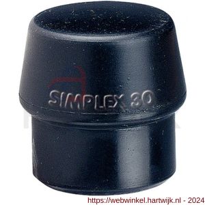 Halder 3202 hamer dop Simplex rubber 50 mm - H40600399 - afbeelding 1