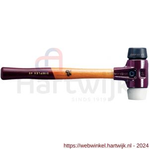 Halder 3027 hamer Simplex rubber-Superplastic 30 mm - H40600165 - afbeelding 1