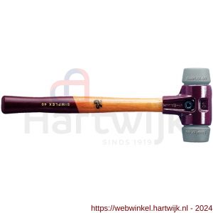 Halder 3003 hamer Simplex houten steel TPE-Mid 30 mm - H40600055 - afbeelding 1