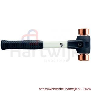 Halder 3704 hamer Simplex fiber steel koper 30 mm - H40600332 - afbeelding 1