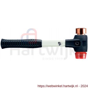 Halder 3746 hamer Simplex fiber steel koper-plastic 30 mm - H40600358 - afbeelding 1