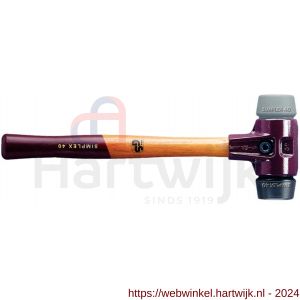 Halder 3023 hamer Simplex rubber-TPE-Mid 60 mm - H40600160 - afbeelding 1