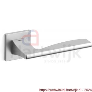 Mandelli1953 1031 Link deurkruk op rozet 50x50x6 mm mat chroom - H21009026 - afbeelding 1
