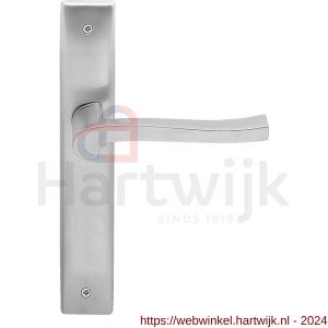 Mandelli1953 1070 BB56 Ola deurkruk op langschild 240x40 mm BB56 mat chroom - H21014376 - afbeelding 1