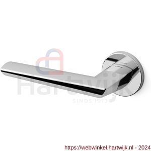Mandelli1953 1081L Isi deurkruk gatdeel op rozet 51x6 mm linkswijzend chroom - H21009633 - afbeelding 1