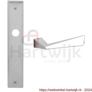 Mandelli1953 1250 BB56 Piramid deurkruk op langschild 240x40 mm BB56 mat chroom - H21014387 - afbeelding 1