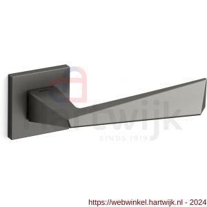 Mandelli1953 1251 Piramid deurkruk op rozet 50x50x6 mm grafiet - H21009060 - afbeelding 1