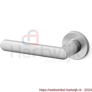 Mandelli1953 1301L Zante deurkruk gatdeel op rozet 51x6 mm linkswijzend mat chroom - H21009696 - afbeelding 1