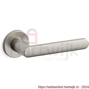 Mandelli1953 1301R Zante deurkruk gatdeel op rozet 51x6 mm rechtswijzend mat nikkel - H21009701 - afbeelding 1