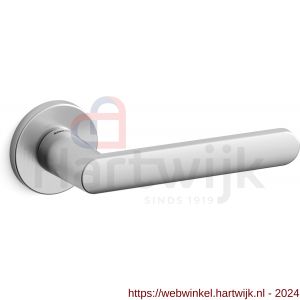 Mandelli1953 1301R Zante deurkruk gatdeel op rozet 51x6 mm rechtswijzend mat chroom - H21009697 - afbeelding 1