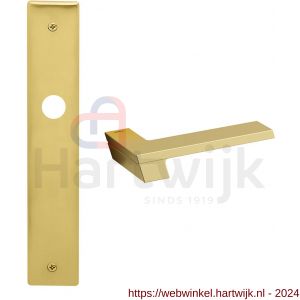 Mandelli1953 1370 BB56 Jet deurkruk op langschild 240x40 mm BB56 mat messing - H21014799 - afbeelding 1