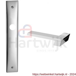 Mandelli1953 1370L BB56 Jet deurkruk gatdeel linkswijzend op langschild 240x40 mm BB56 chroom - H21015877 - afbeelding 1