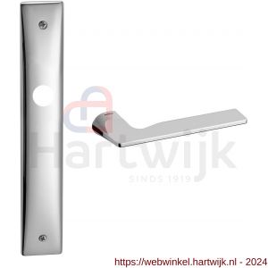 Mandelli1953 1460 Kiri deurkruk op langschild 240x40 mm blind chroom - H21014225 - afbeelding 1