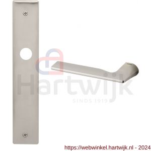 Mandelli1953 1460L BB56 Kiri deurkruk gatdeel linkswijzend op langschild 240x40 mm BB56 nikkel - H21016350 - afbeelding 1