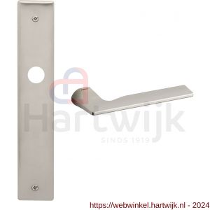 Mandelli1953 1460R BB56 Kiri deurkruk gatdeel rechtswijzend op langschild 240x40 mm BB56 nikkel - H21016357 - afbeelding 1