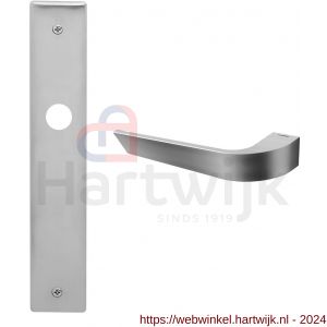 Mandelli1953 1500L BB72 Nuria deurkruk gatdeel linkswijzend op langschild 240x40 mm BB72 mat chroom - H21016115 - afbeelding 1