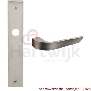 Mandelli1953 1500R BB56 Nuria deurkruk gatdeel rechtswijzend op langschild 240x40 mm BB56 mat nikkel - H21016399 - afbeelding 1