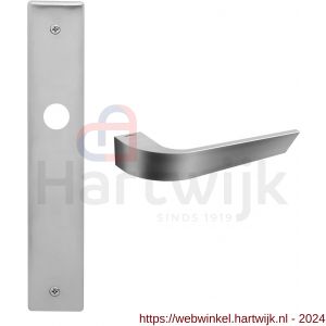 Mandelli1953 1500R BB72 Nuria deurkruk gatdeel rechtswijzend op langschild 240x40 mm BB72 mat chroom - H21016122 - afbeelding 1