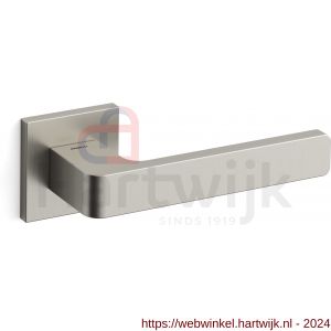 Mandelli1953 1681R Lario deurkruk gatdeel op rozet 50x50x6 mm rechtswijzend mat nikkel - H21009793 - afbeelding 1