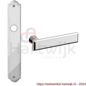 Mandelli1953 1740 BB56 Kuki deurkruk op langschild 282x48 mm BB56 chroom - H21014234 - afbeelding 1