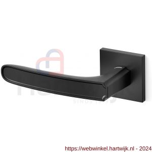 Mandelli1953 1871L Frame Q deurkruk gatdeel op rozet 50x50x6 mm linkswijzend mat zwart - H21011791 - afbeelding 1