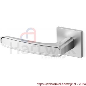 Mandelli1953 1871L Frame Q deurkruk gatdeel op rozet 50x50x6 mm linkswijzend mat chroom-chroom - H21011785 - afbeelding 1