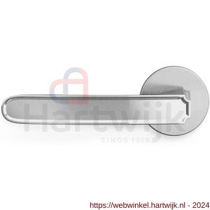Mandelli1953 1881L Frame deurkruk gatdeel op rozet 51x6 mm linkswijzend mat chroom-chroom - H21011794 - afbeelding 1