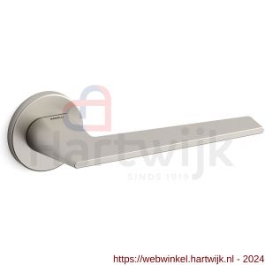 Mandelli1953 1941R Aries deurkruk gatdeel op rozet 51x6 mm rechtswijzend mat nikkel - H21011837 - afbeelding 1