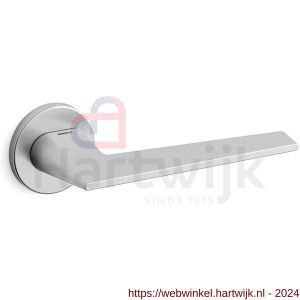 Mandelli1953 1941R Aries deurkruk gatdeel op rozet 51x6 mm rechtswijzend mat chroom - H21011825 - afbeelding 1