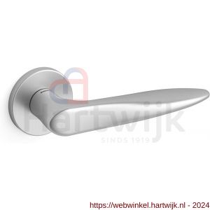 Mandelli1953 381R zoe deurkruk gatdeel op rozet rechtswijzend mat chroom - H21011611 - afbeelding 1