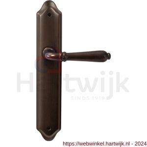 Mandelli1953 530 WC57/5 Sevilla deurkruk op langschild 260x47 mm WC57/5 antiek brons - H21013449 - afbeelding 1