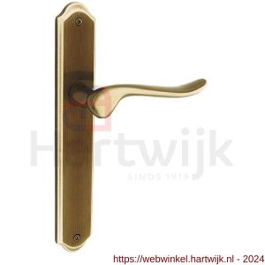 Mandelli1953 690 Rondo deurkruk op langschild 260x47 mm blind brons - H21013546 - afbeelding 1