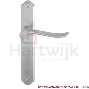 Mandelli1953 690R Rondo deurkruk gatdeel rechtswijzend op langschild 260x47 mm blind mat chroom - H21013585 - afbeelding 1