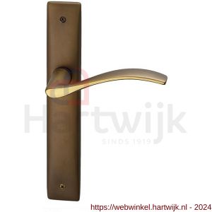 Mandelli1953 710 Zen deurkruk op langschild blind mat brons - H21018108 - afbeelding 1