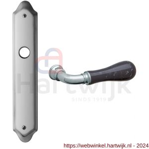 Mandelli1953 8010R BB56 Naxos deurkruk gatdeel rechtswijzend op langschild BB56 chroom - H21019737 - afbeelding 1