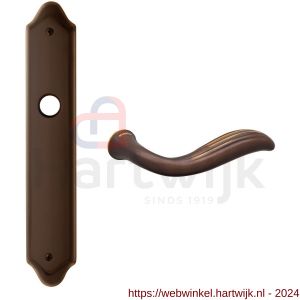 Mandelli1953 980 BB72 Plisse deurkruk op langschild BB72 brons - H21018418 - afbeelding 1