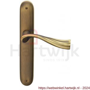 Mandelli1953 990R PC92 River deurkruk gatdeel rechtswijzend op langschild 238x40 mm PC92 mat brons - H21013724 - afbeelding 1