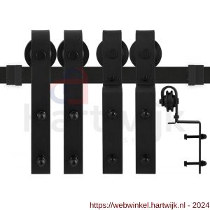 GPF Bouwbeslag ZwartWit 0530.61 kastenwandsysteem Lanka zwart 170 cm zwart - H21008452 - afbeelding 1