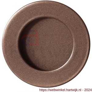 GPF Bouwbeslag Anastasius 0710.A2A schuifdeurkom rond 65 mm Bronze blend - H21012705 - afbeelding 1