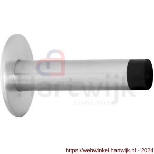 GPF Bouwbeslag RVS 0736.09 deurstopper rond 85x19/50 mm RVS mat geborsteld - H21008014 - afbeelding 1
