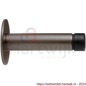 GPF Bouwbeslag Anastasius 0736.A3 deurstopper rond 85x19/50 mm Mocca blend - H21013103 - afbeelding 1