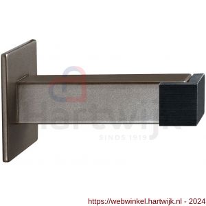 GPF Bouwbeslag Anastasius 0739.A3 deurstopper vierkant 85x20/50 mm Mocca blend - H21010699 - afbeelding 1