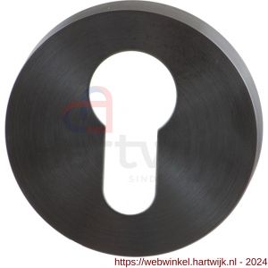 GPF Bouwbeslag PVD 0902.00P1 cilinderrozet rond 50x8 mm PVD antraciet - H21003569 - afbeelding 1