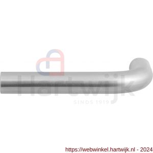 GPF Bouwbeslag RVS 1000L/R Aka L-model 19 mm deurkruk gatdeel links-rechtswijzend RVS mat geborsteld - H21002593 - afbeelding 1
